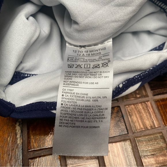 Janie and Jack Baby Girls Stripped Swimsuit - Picture 9 of 10